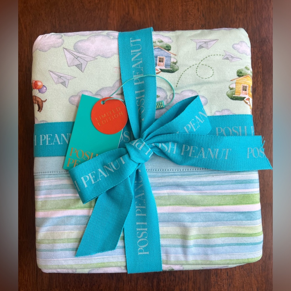 BNWT posh peanut luxe patoo, Saks exclusive